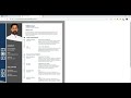 CV template using html and css