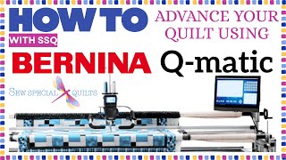 How to Advance Your Quilt using the BERNINA Q-Matic