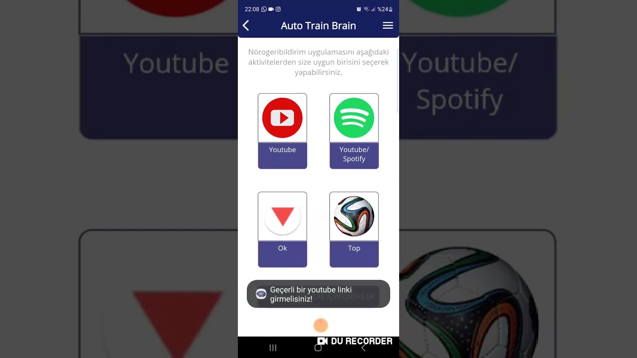 Auto Train Brain Ürün kullanımı