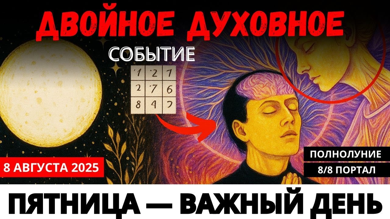 Избранные, Почему Вы ДОЛЖНЫ Почувствовать ЭТО 8 Августа! Портал 8/8/8 + Полнолуние