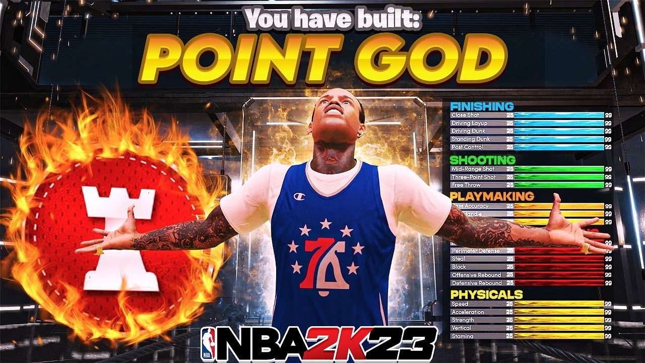  new best 6 7 demigod point guard build on nba 2k23 current gen best