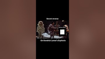 Kendrick Lamar’s Euphoria reversed Secret. The Wiz (short) #kendricklamar #drake #disstrack #thewiz
