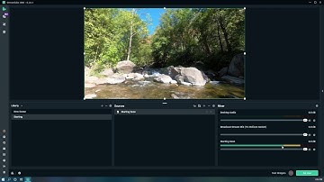Adding Video Source, Text and Logo to a Streamlabs OBS stream.