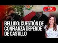 Premier Bellido afirmó que la cuestión de confianza depende de Castillo  - RTV Noticias