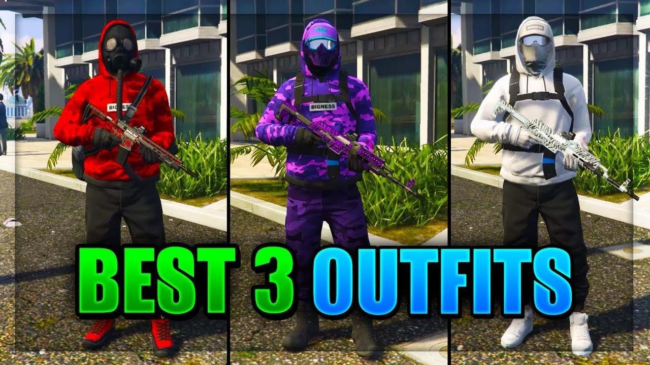 Top 3 Best Gta 5 Online Outfits - YouTube