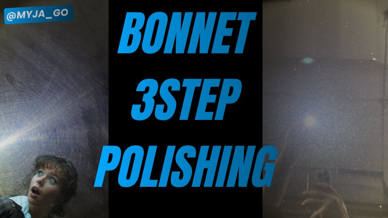 Paint correction 3 step polishing