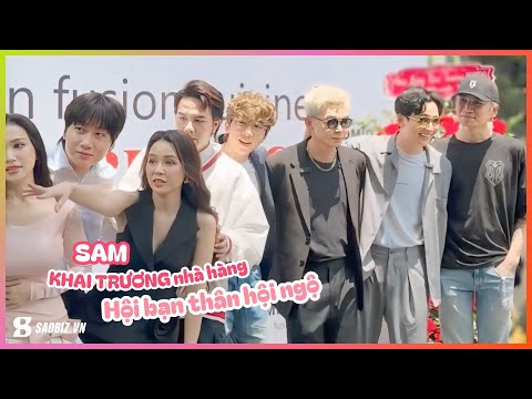 "Bà chủ" SAM khai trương: Hội bạn thân Ngô Kiến Huy, Jun Phạm, BB Trần, Trương Quỳnh Anh đến ăn mừng