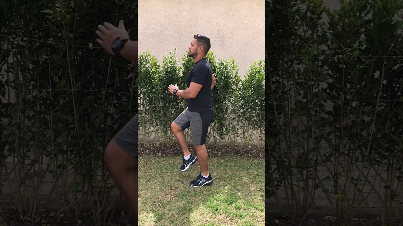 Corrida estacionária app wit Fitness