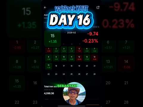 Hari ke 16 proses Jual Beli emas / XAUT, di bybit menggunakan Asset Ganda / dual Investment #xaut