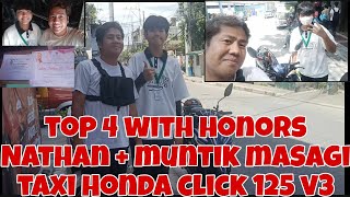 TOP 4 WITH HONORS NATHAN + MUNTIK MASAGI TAXI HONDA  CLICK 125 VERSION 3 THE ULTIMATE GAME CAHNGER