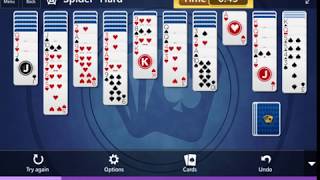 Microsoft Solitaire Collection: Spider - Hard - April 3, 2018