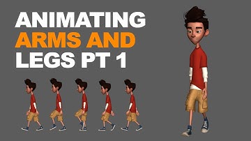 Animating a Walk Cycle On The Spot - Animating Arms And Head Part 1