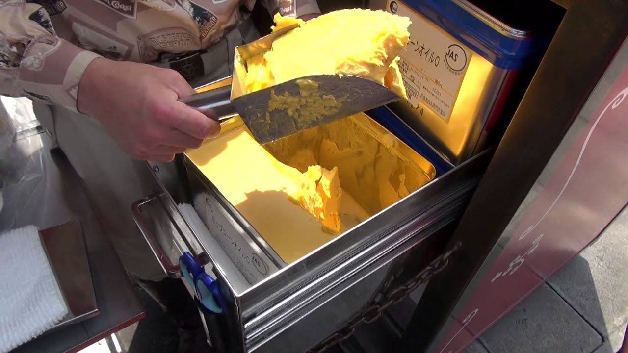 ポップコーンに大量のバターを投入する 東京ディズニーシー Youtube