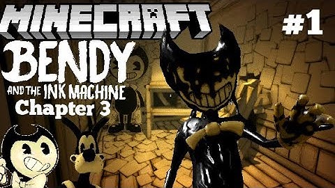 Bendy and the Ink Machine Chapter 3 in Minecraft Part 1 - Map Showcase