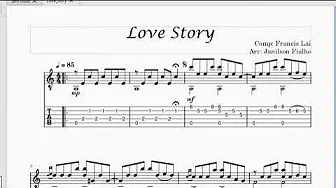 Love Story - Francis Lai - Sheet Guitar Love Story - Francis Lai - Sheet Guitar