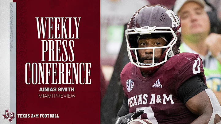 Weekly Press Conference: Ainias Smith