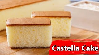 How to make fluffy Castella cake   كيك الكاستيلا الاسفنجي