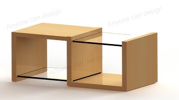 Solidworks coffee table design and assembly | solidworks tutorials | Anyone can design