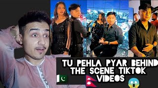 Pakistani React Tu Pehla Pyar (Song) Behind The Scenes TikTok Videos😱Making Of TuPehlaPyar Suresh L