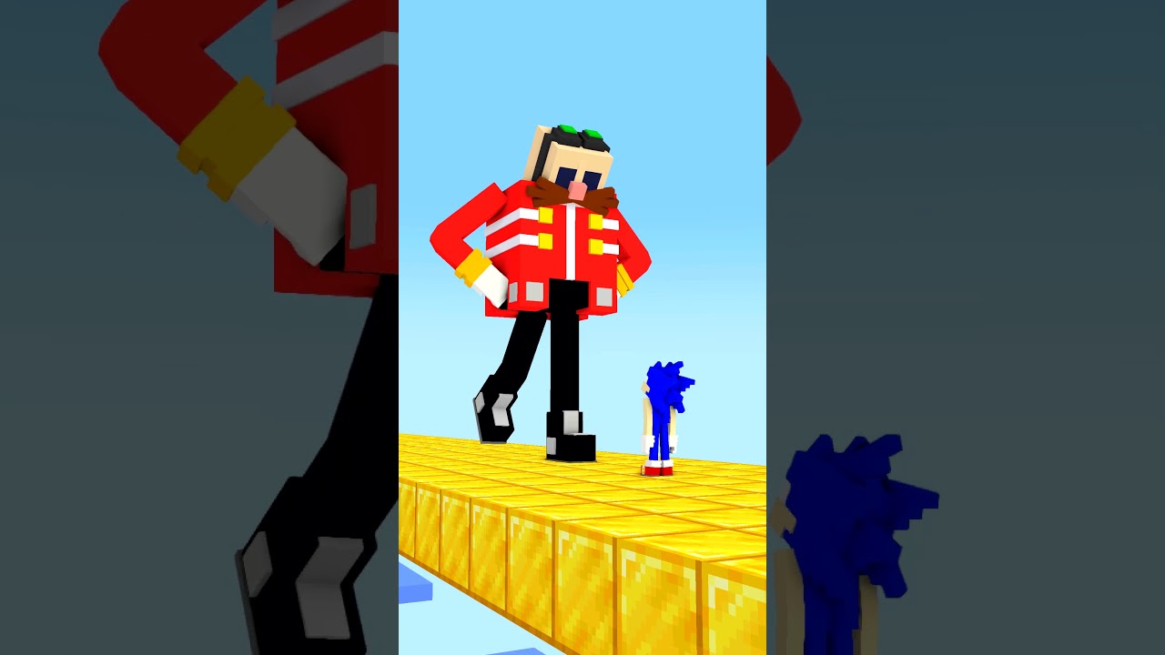 SONIC Walks on Golden Tiles to WIN RAGE CONTROL RUN CHALLLENGE - Funny Level 7 