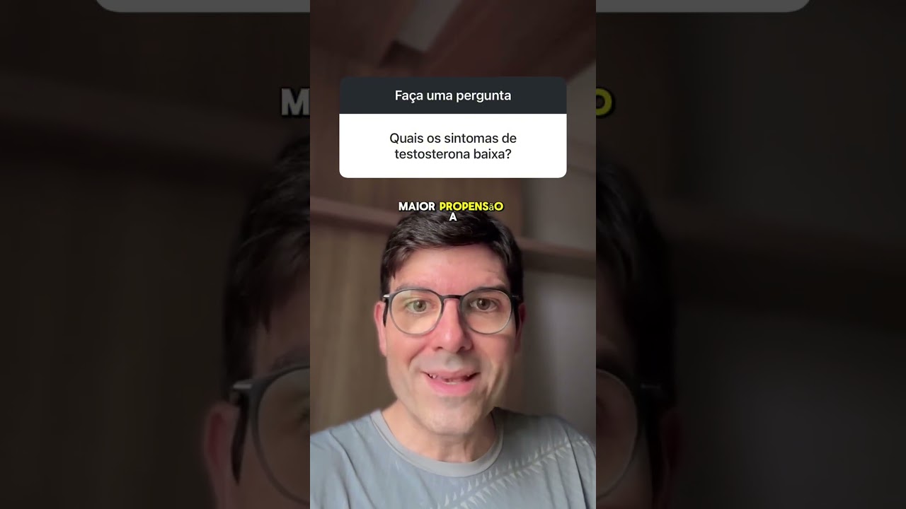 Quais os sintomas de testosterona baixa?