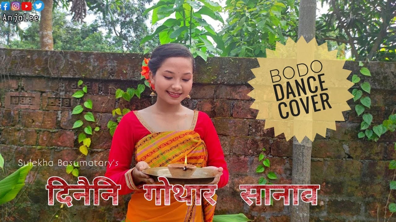 DINWINI GWTHAR SANAO  Bodo Dance Cover By AnjaLee