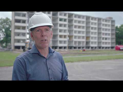 Videoverslag start sloop Bloemenoordflats Waalwijk