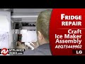 LG Refrigerator -Not Producing Ice -Craft Ice Maker Assembly Repair - Troubleshooting &amp; Diagnostics