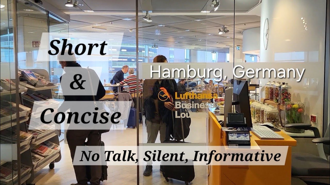 [4K] Hamburg Lufthansa Business Lounge Review (03.2025)