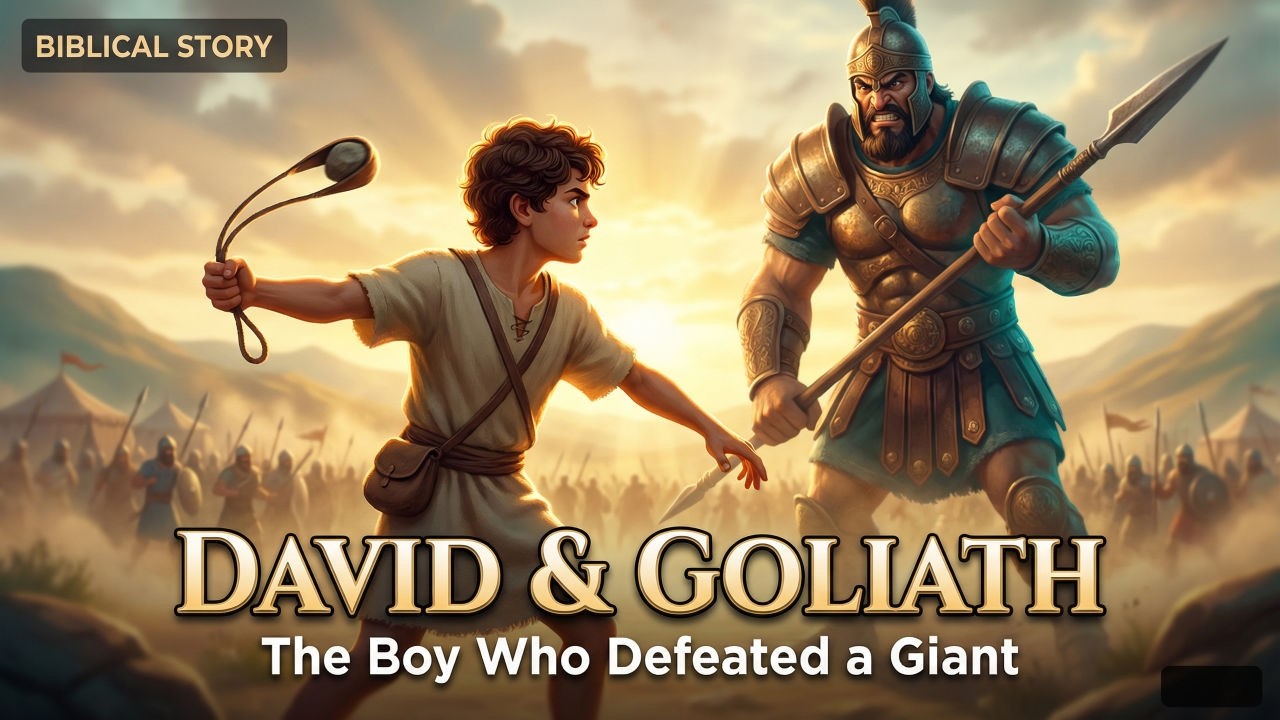 Давид и Голиаф: Мальчик, победивший великана всего одним камнем | Библейский документальный фильм