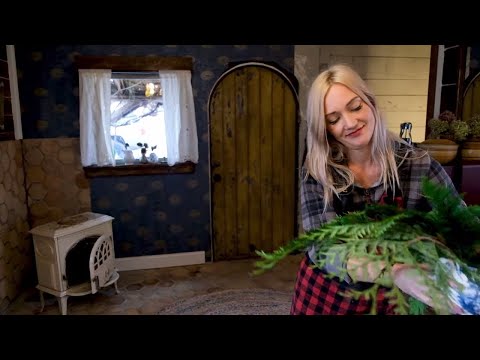 cozy-christmas-kitchen-|-200-year-old-vintage-flooring-|-farmhouse-kitchen
