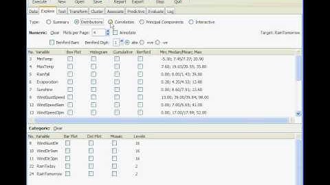 Rattle R Gui  Explore Tab