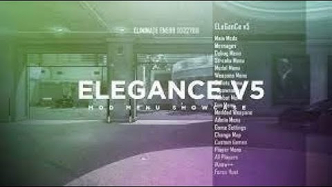 [GSC/BO2] EleGanCe v5 Mod menu (PS3/XBOX/PC)