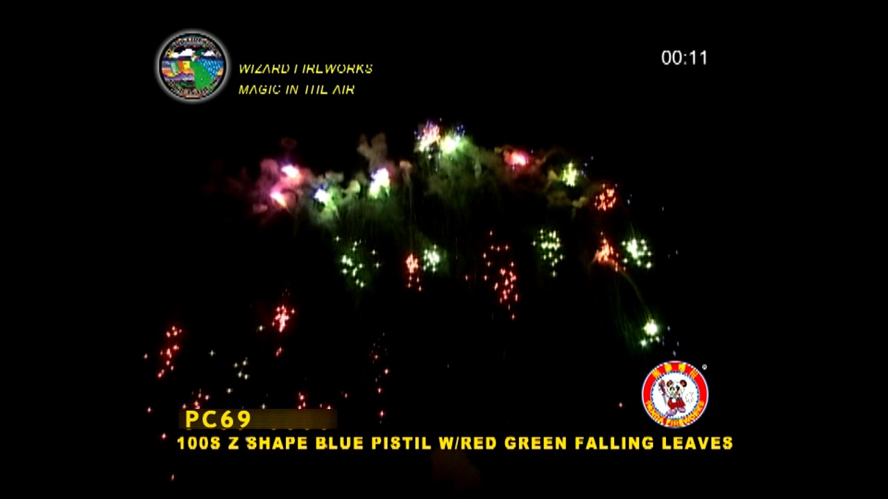 PC69 - 1.2 INCH CAKE - WIZARD FIREWORKS