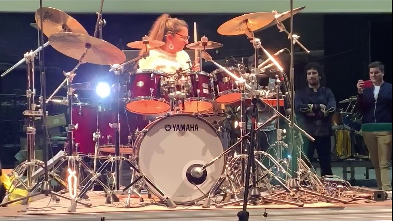 Sarah Thawer Soundcheck at Tam Tam Drum Fest in Seville, Spain YouTube