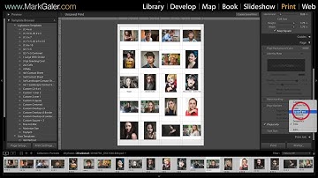 Lightroom Classic Print Templates and Save to PDF