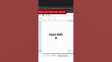 Select 1000 Cells in 1 Second | Learnbay #exceltips #exceltutorial