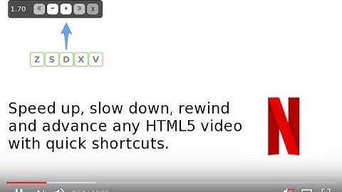 How to speed up Netflix Videos on Firefox