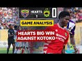 HEARTS 1 KOTOKO 0..HEARTS OF OAK VICTORY...TACTICAL ANALYSIS ON..HOW HEARTS WON THE GAME.. DIDI GAME