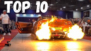 TOP 10 BIGGEST FLAMES of the Nissan R35 GTR 🔥