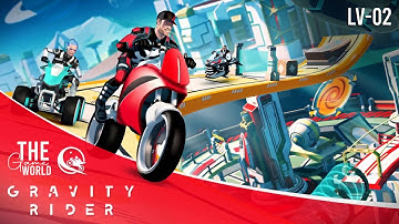 Gravity Rider - iOS / Android Gameplay LV-02