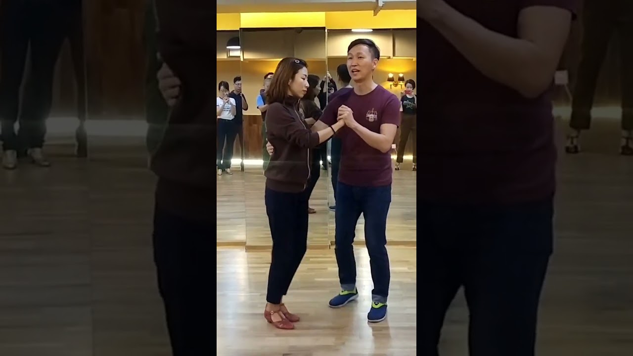 Balboa Basic - Nalla Kim & Hyunjung Choi @ Cats Corner Beijing #Swingdance #Balboa #jazz