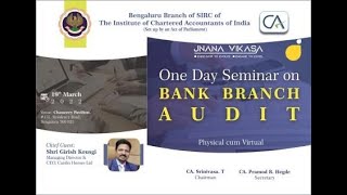 One Day Seminar on Bank Branch Audit (Inaugral Session)