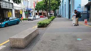Walking From Merdeka Square To Nam Heong Chicken Rice Restaurant Via Petaling Street Market