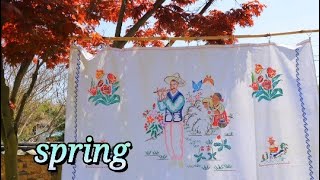 SUB)🌱Rare antique spring embroidery/A woman's excited heart/Korean embroidery