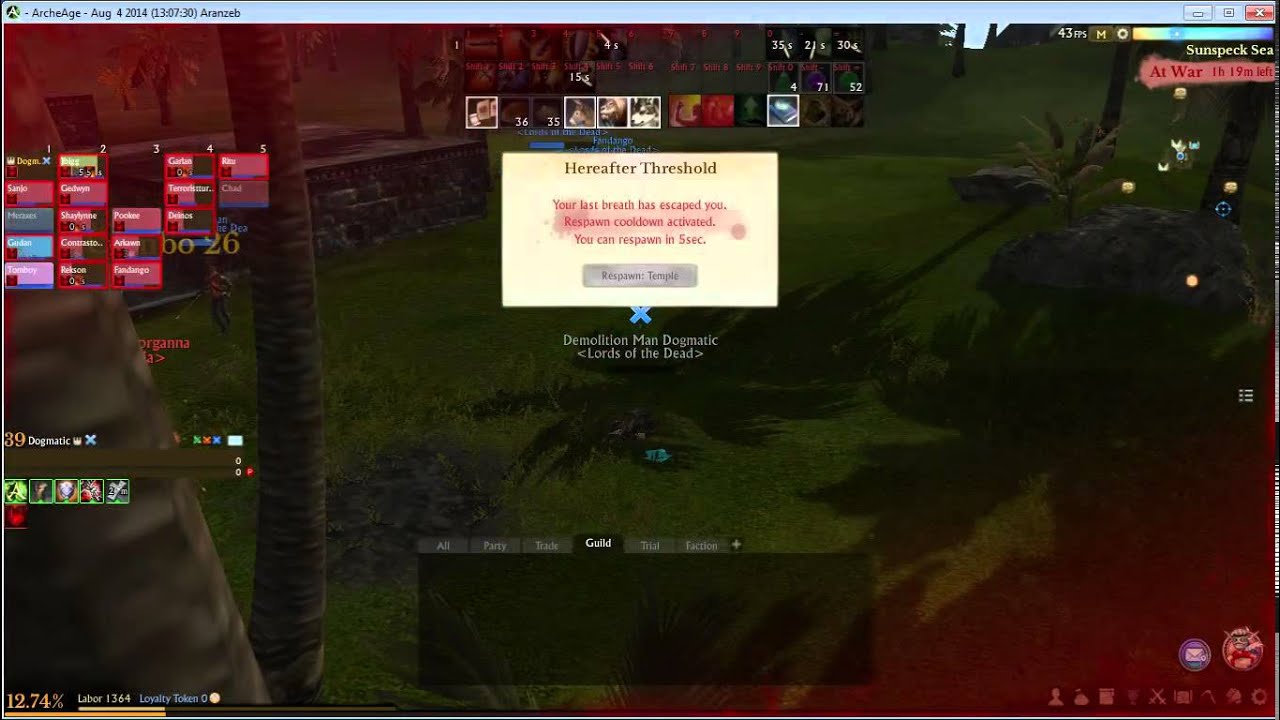 Lords of the Dead Friedich Island PvP ArcheAge