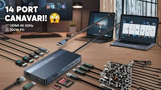 14 Portlu Canavar Acasis Pd Usb-C Docking Station İncelemesi Laptopunuzun Gücünü Katlayın