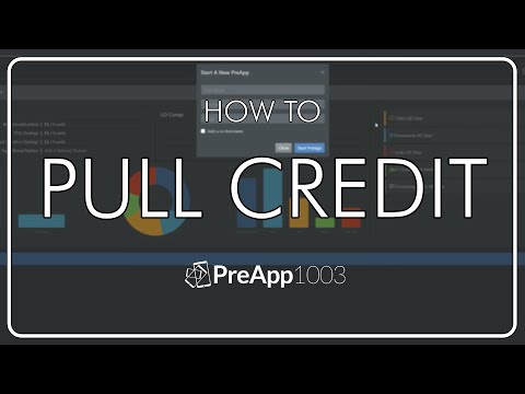 Setting Up & Pulling Credit