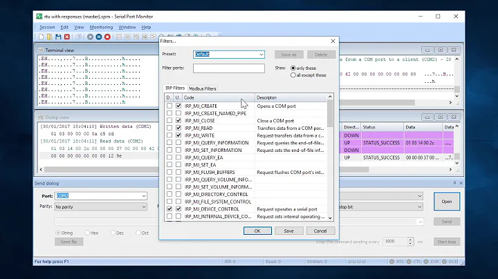 Serial Port Monitor - RS232 Logger software to analyze COM port