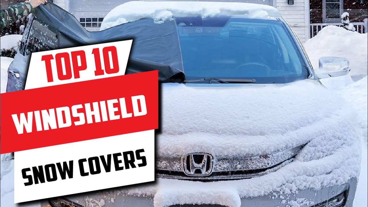 Windshield Snow Cover Large Half Car Snow Sun Shade Covers